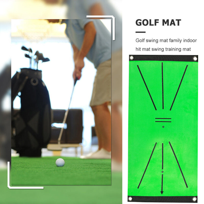 Golf Training Mat Mini Golf Practice Training Aid Portable Golf Hitting Rugs