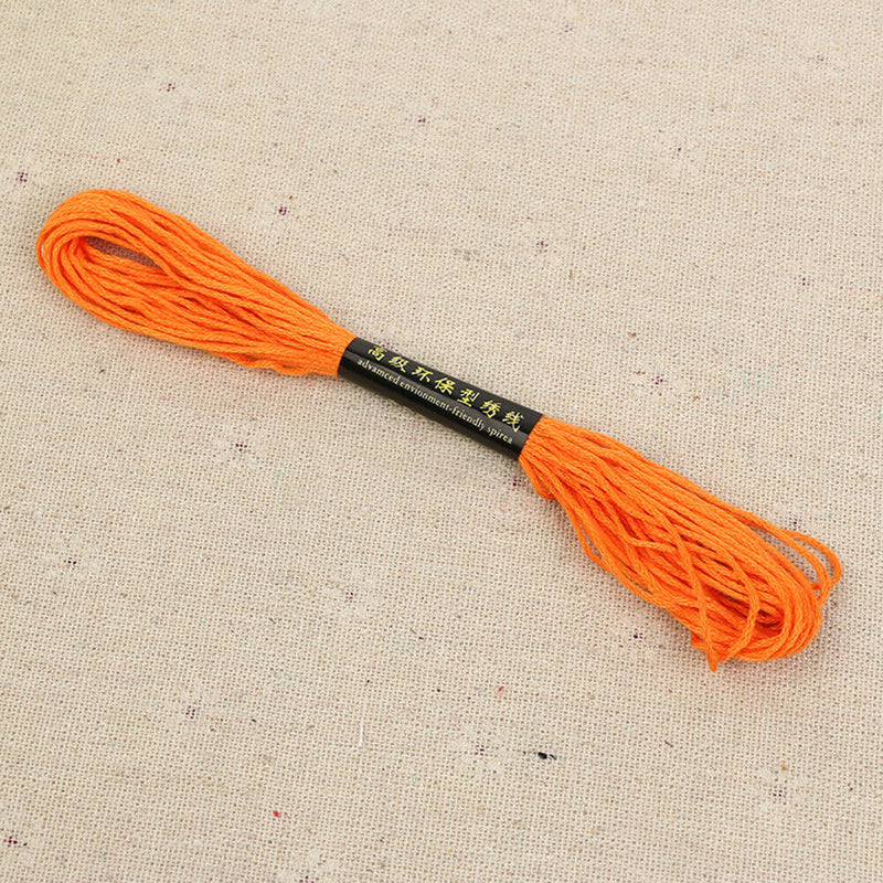 24 Farben Threads Cross Stitch Baumwolle Stickerei Thread Zahnseide Nähen Sträng