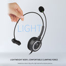 BH69 USB Call Center Headphone PC 3.5mm Business Headsets with Mic (Grey) Newly