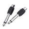 4pcs RCA/AV Female to 6.35mm 1/4 Inch Male Mono Audio Adapters Connecters Newly