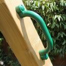 Kids Playground Nonslip Safety Grab Handles Mounting Hardware (Dark Green) Newly