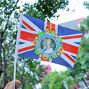 Parade Queen's Platinum Jubilee Union Jack Flag Bunting Flags Hand Waving Flags