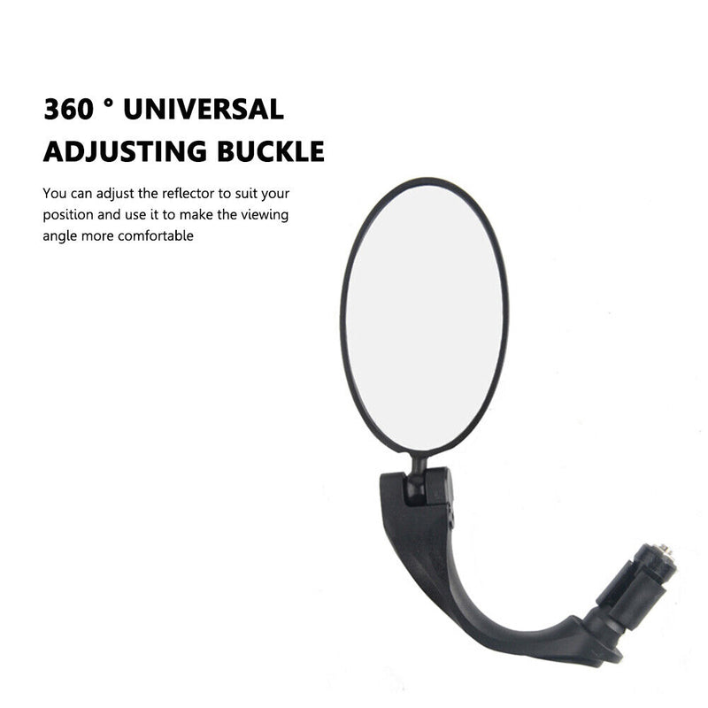 Bicycle Handlebar Convex Mirror Mountain Road Bike Rearview Mirrors (Long) Newly