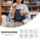 DIY English Seal Mould Casting Molds Tools Crystal Drop Silicone Epoxy Craft