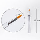 Crystal Handle Portable Makeup Tool Flexible Lipstick Lip Brushes Applicator