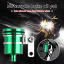 Universal Motorcycle Brake Fluid Reservoir Clutch Tank Oil Cup (Green)