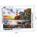 5D DIY Full Drill Diamond Painting Landscape Cross Stitch Embroidery Mosaic