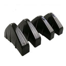 4PCS Carbon fiber Car Rear Bumper Lip Diffuser Shark Fins Splitter Accessories