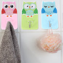 6pcs DIY Hanging Hooks Owl Bird Crystal Round Drill Diamond Painting Hooks Kit