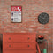 Home Weatherproof Retro Chic Letters Sign Iron Painting Wall Drawing Templates