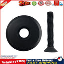 MTB Bike Headset Cover w/ Screw Road Bicycle Front Tube Cap Covers (Black) Newly