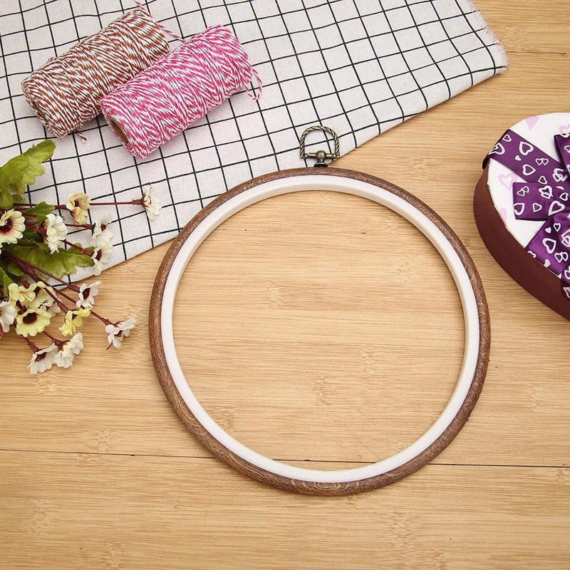 Plastic Frame Embroidery Hoop Ring Circle Round Loop for Cross Stitch (22cm
