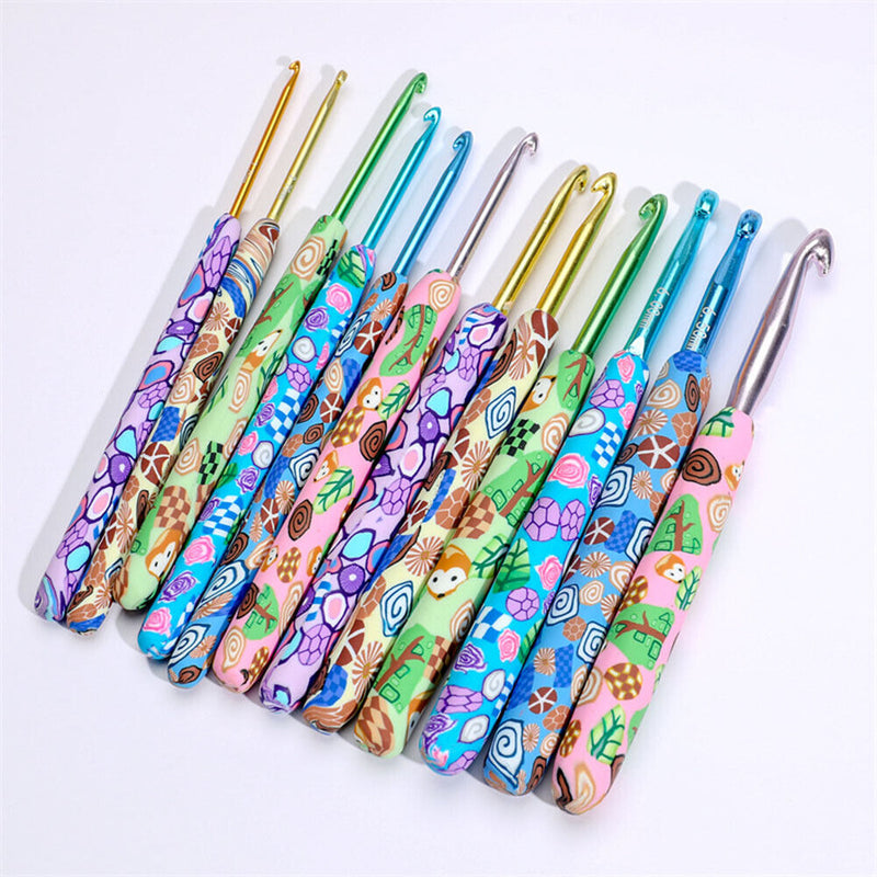 Hooks Needles 12pcs Knitting Hook Yarn Sewing Accessories DIY Crafts