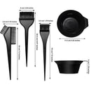 Salon Ear Cover Barber Hair Colouring Brush Tint Comb Bleaching With Bowl Dye