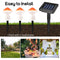 LED Luminous Mushroom Solar Lights Outdoor Garden Waterproof Lawn Stakes Lamps