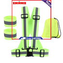 Reflective Running Vest Safety Gear Stay Visible & Safe Adjustable Ultralight