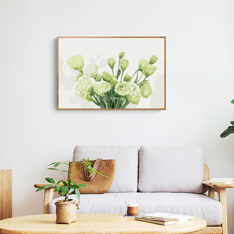Painting By Numbers Acrylic Hand Painted Flowers Digital Picture Art Home Decor