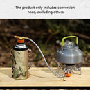 Outdoor Camping Hiking Stoves Adapter Split Gas Furnace Converter (Orange) Newly