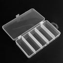 Multifunctional High Strength 5 Compartment Storage Case Box Transparent Visible PVC A