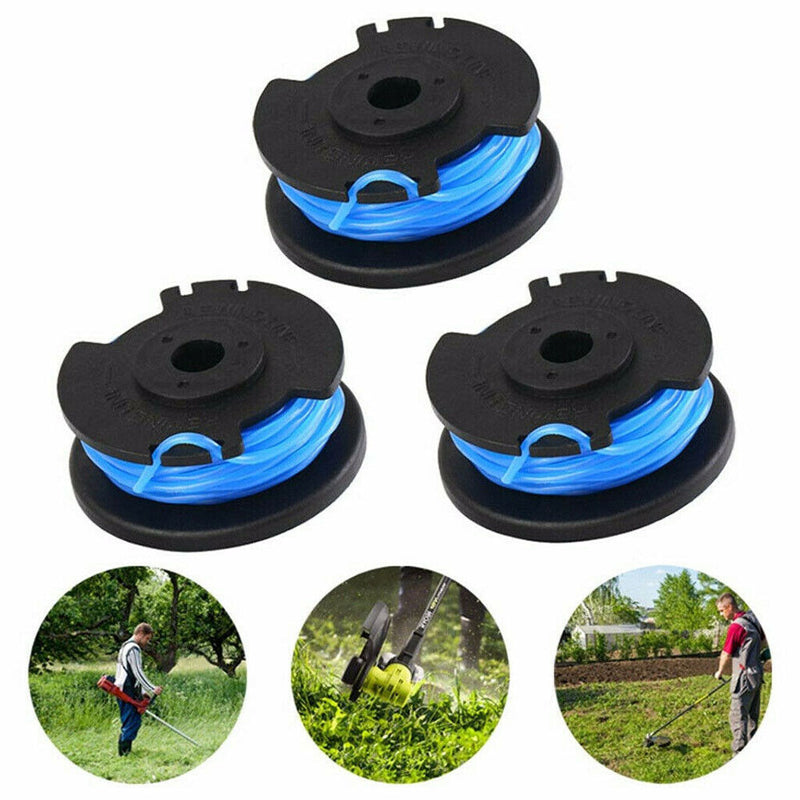 3x Trimmer Heads for Ryobi One+ AC14RL3A Strimmer Line Spool Grass Weeding