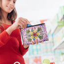 DIY Colorful Special Shaped Diamond Painting Wristlet Clutch Zipper Wallet Newly