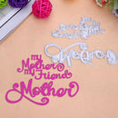2pcs Metal Cutting Dies DIY Scrapbooking Paper Card Stencil Gift Pr