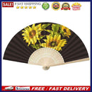 Folding Fans Flowers DIY Painting By Numbers Fans Art Craft Home Decor for Gi