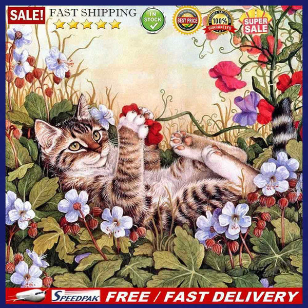 11CT Full Cross Stitch Stamped DIY Embroidery Kits Handmade Cotton Thread Dec
