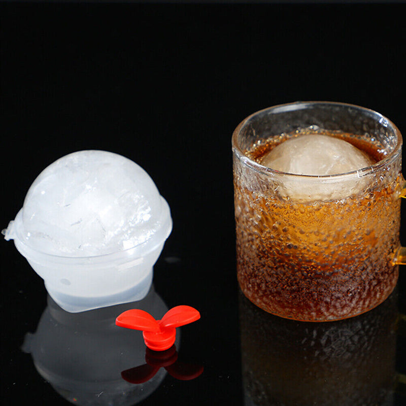 Ice Hockey Mold Plastic Ice Ball Whiskey Wine Kitchen Ice Cube Maker (1pc) Newly