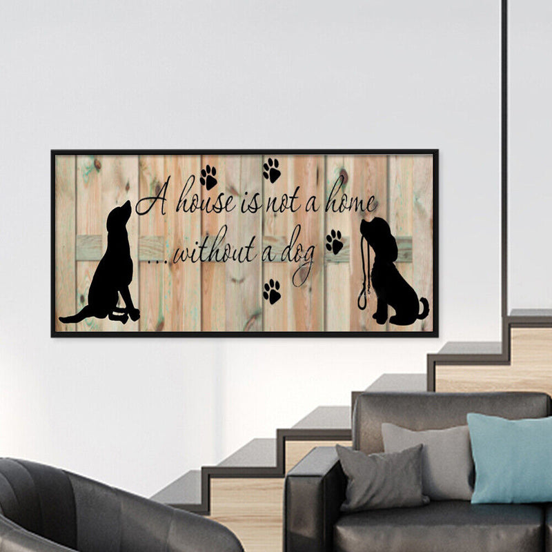 Alphabet Dog 5D Diamond Painting Rhinestone Full Square Drill for Room (FC8