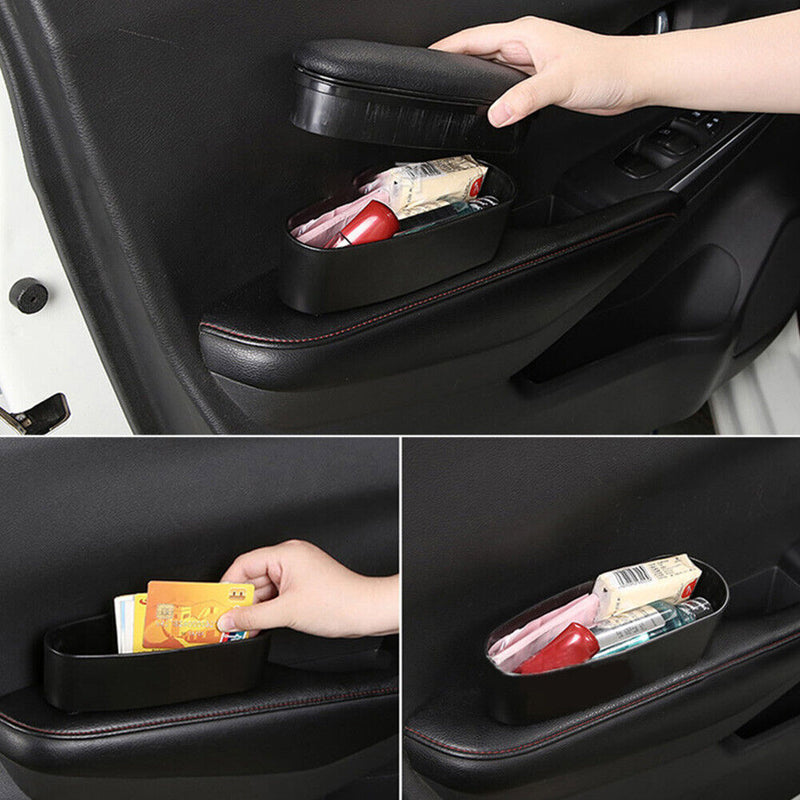 Auto Armrests Storage Car Door Arm Elbow Support Heightening Pad (Black) Newly