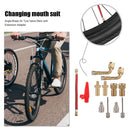 12pcs/set Pump Adaptor Kit Bike Tire Presta American Valve Adapter Needles Newly