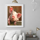40x50cm Pig Painting By Numbers DIY Canvas Wall Picture Hand Painted Home Dec