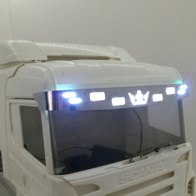 For Tamiya Scania 620 56323 730 1/14 Car Sun Visor LED Light Sunshade Lamp
