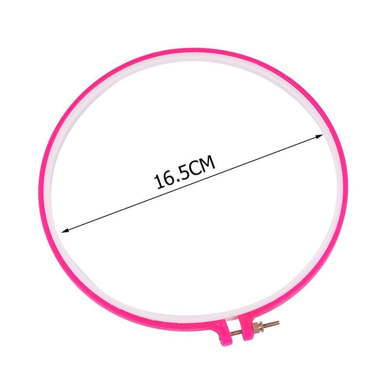 akaddy Creative Round Frame DIY Embroidery Frame Ring Cross Stitch Hand Sewing Needlecr
