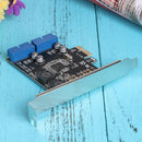U3N014S PW4 Desktop Front PCIe Transfer USB3.0 19PIN Interface Adapter Card