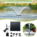 Solar Panel Kit Fountain Pool Pond Outdoor Garden Water Decor Submersible B7P0