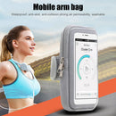 Sports Phone Arm Bag Men Women Touch Screen Arm Band Bags (Gray 5.1-6.5in) Newly