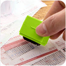 Messy Code Identity Privacy Information Coverage Confidential Stamp (Green)