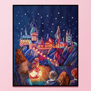11CT Full Cross Stitch Magic College Counted DIY Kits Handmade Embroidery