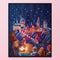 11CT Full Cross Stitch Magic College Counted DIY Kits Handmade Embroidery