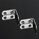 20 Pack Corner Bracket Stainless Steel Right Angle Brackets with 80pcs Scre