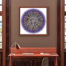Handmade DIY Full Square Drill Diamond Painting 5D Datura Poster for Home
