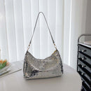 Fashion Sequin Shoulder Bags Women Shiny Handbag Female Shopping Underarm Purse
