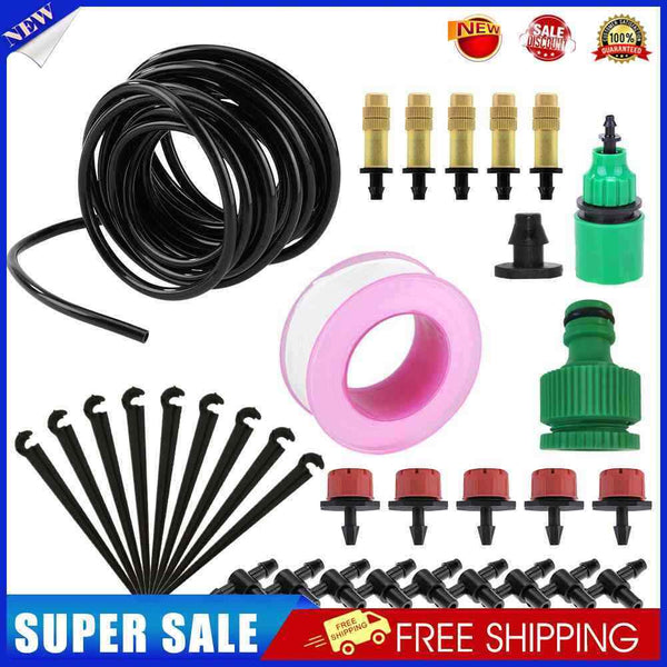 10m Hose DIY Drip Irrigation System Automatic Garden Micro Drip Watering Kits