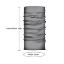 Cycling Camping Tube Scarf Outdoor Gaiter Bandana Headband (Light Grey) Newly