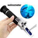 fishery Tanks LED light Salinity 0-10% Salt meter Tester Salinity Refractometer