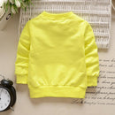 Boys Baby Cute O-Neck Sweatshirt Cute Animal Casual Tops (Yellow 12-18M)