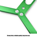 Aluminum Alloy Folding Coat Hanger Portable Clothes Drying Rack (Green) Newly