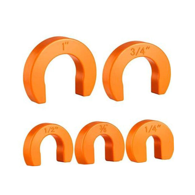 5pcs 1/4 3/8 1/2 3/4 1"" Plastic Fast Push Fit Separating Clip Cli